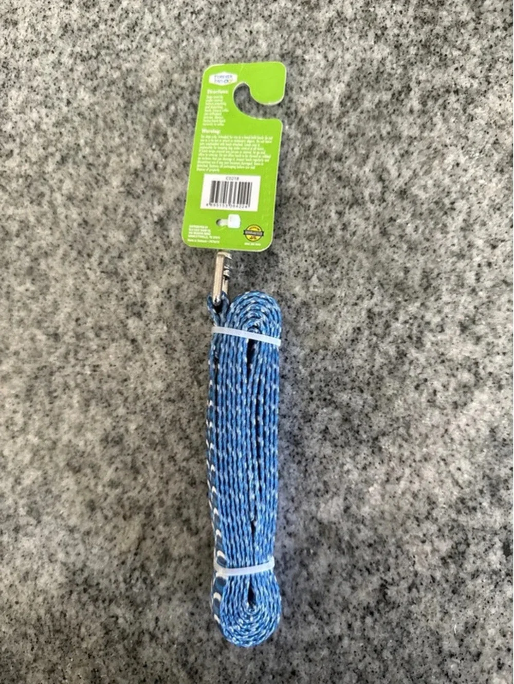Forever pals dog leash 5 ft size small blue NWT